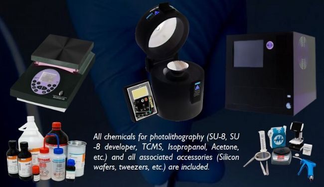 一站式微流控SU8模具臺式工作站